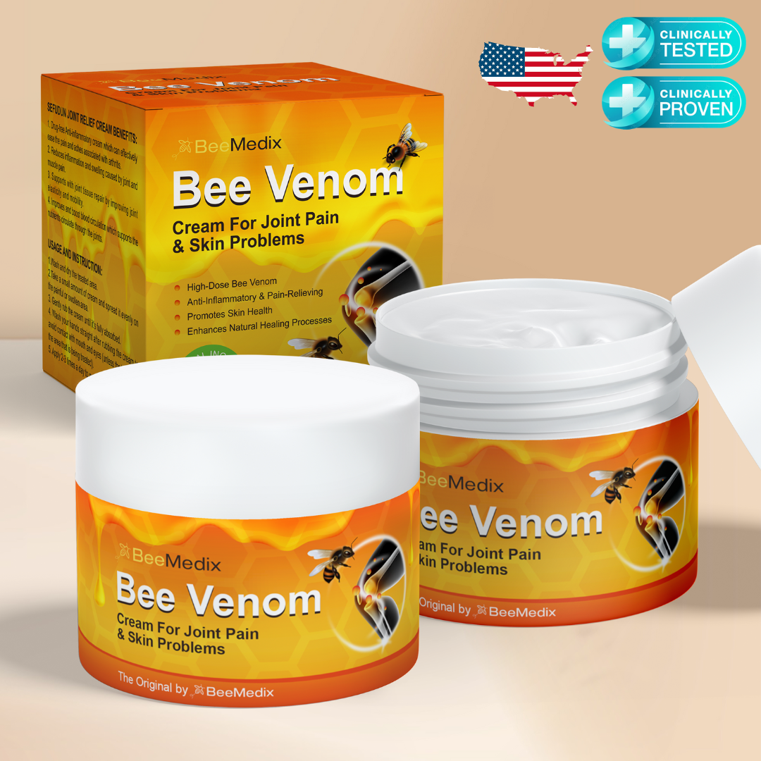 BeeMedix Bee Venom Cream For Joint Pain And Skin Problems (3.5 fl. oz.)